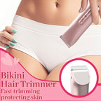 7D24HCARE 2-in-1 Body & Bikini Trimmer for Women - Rechargeable, IPX7 Waterproof Electric Shaver