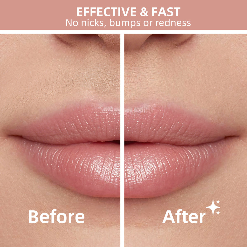 7D24HCARE Flawless Facial Hair Remover for Women - Rechargeable & Painless Lady Shaver with LED