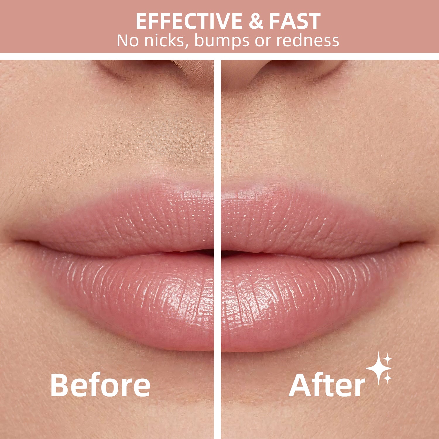 7D24HCARE Flawless Facial Hair Remover for Women - Rechargeable & Painless Lady Shaver with LED